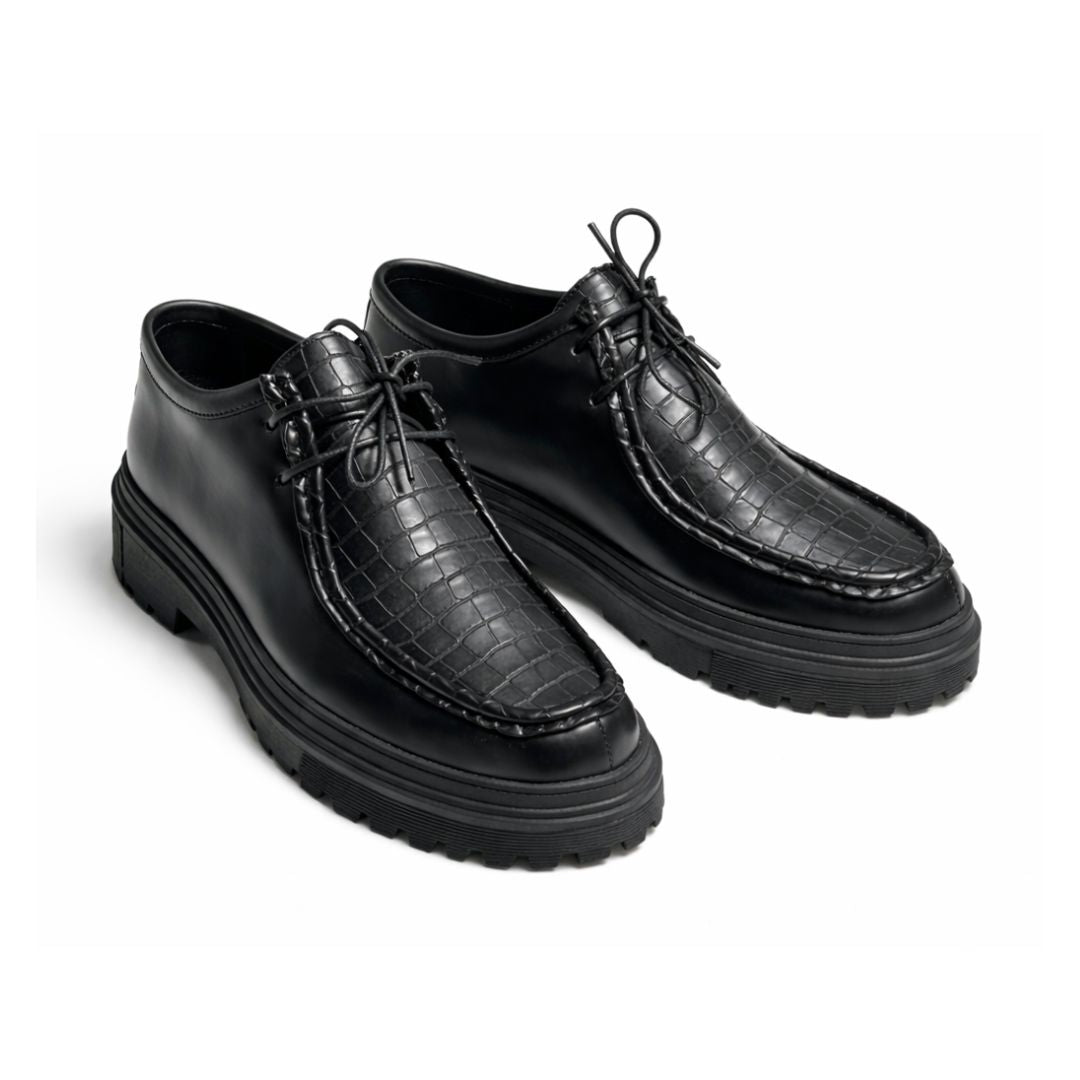 Salviano - MOC TOE DERBY SHOES